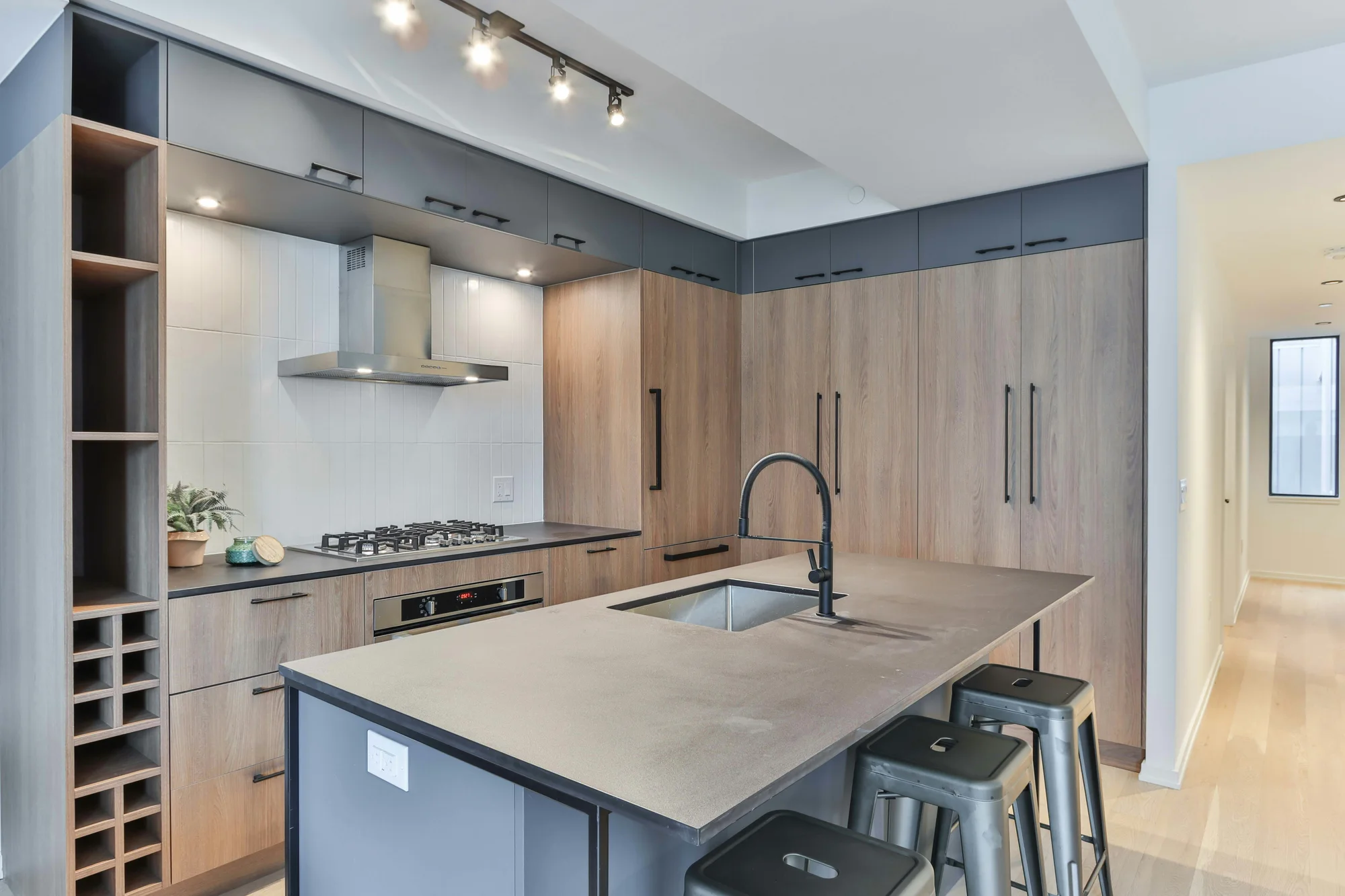 Køkken efter køkkenrenovering i Herning